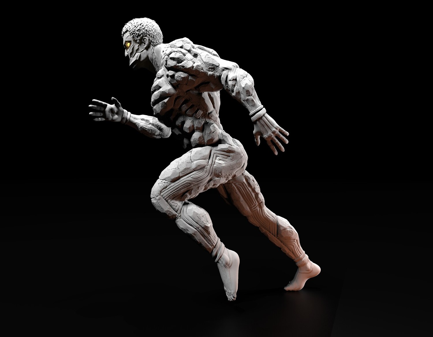 Armored Titan in Action from Attack on Titan