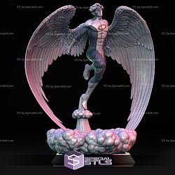 Angel X Men 3D Model Action Pose V2