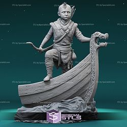 Atreus STL Files on Boat from God of War