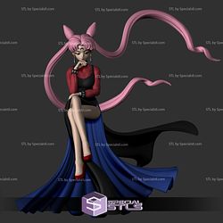 Black Lady STL Files from Sailor Moon