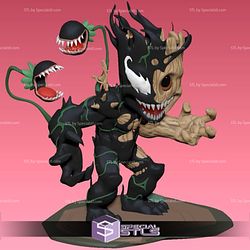Chibi STL Collection - Venom Groot STL Files
