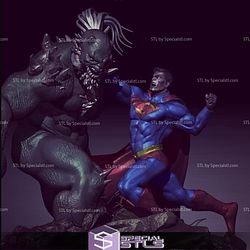 Doomsday vs Superman 3D Model from DC