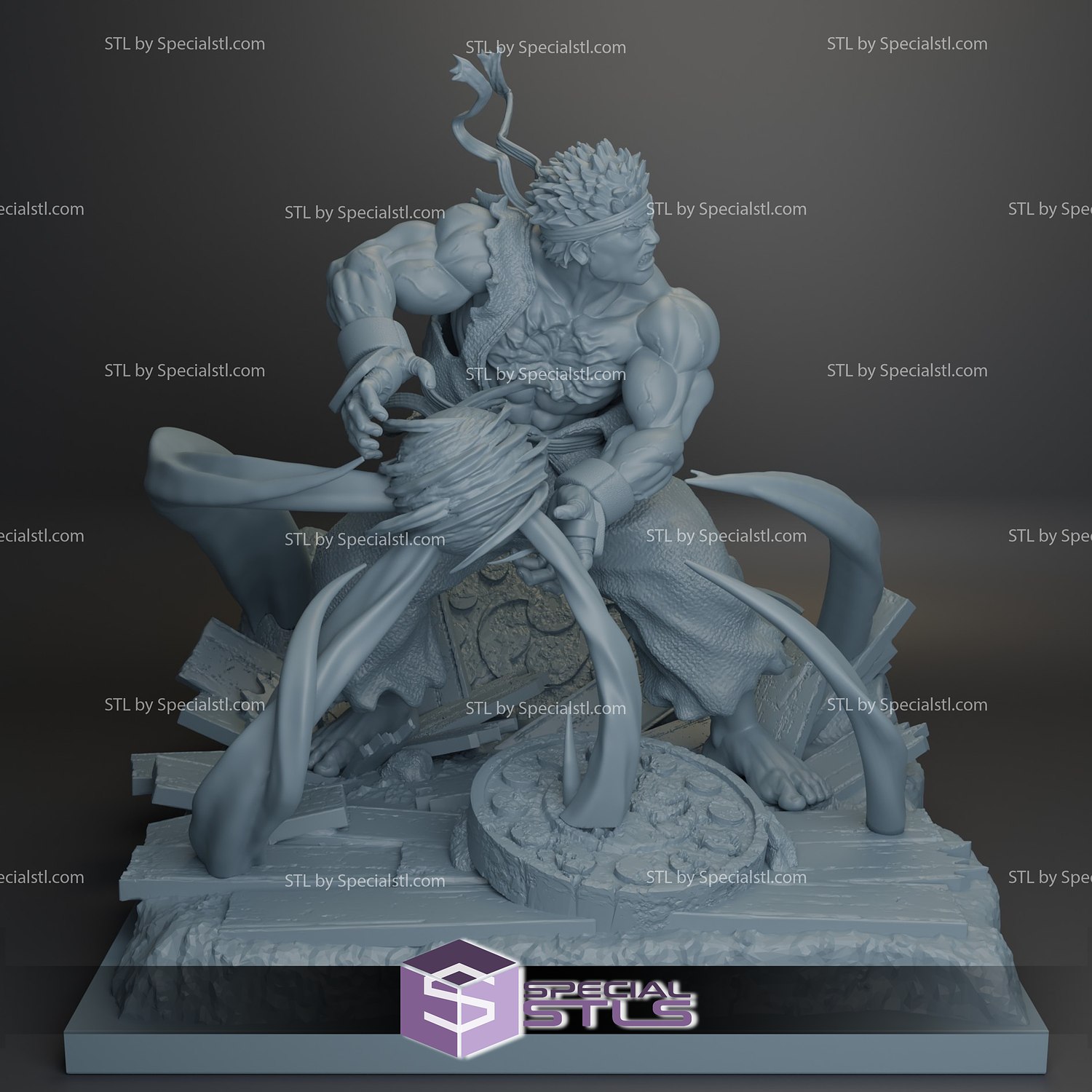 STL file RYU STREET FIGHTER 🎲・Model to download and 3D print・Cults