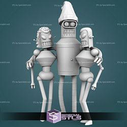 Futurama Bender STL Files