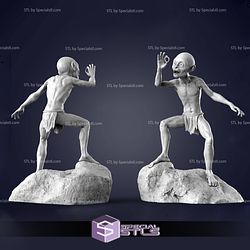 Gollum and His Precious STL Files Lord of the Ring