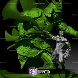 Green Lantern Samurai STL Files