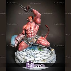 Hellboy Sitting Pose