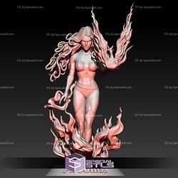 Jean Grey 3D Model Standing Version