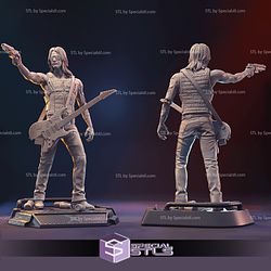 Johnny Silverhand STL Files with Guitar