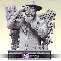 Joker The Killing Joke 3D Model Bust