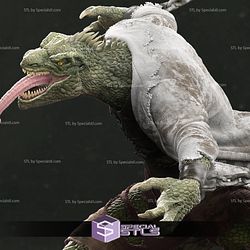 Lizard Spiderman 3D Model Diorama