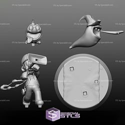 Luigi Mansion 3D Model in Action