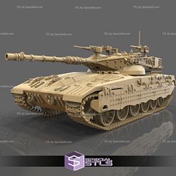 Merkava 2 Tank STL Files