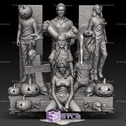 Michael Myers Diorama STL Files