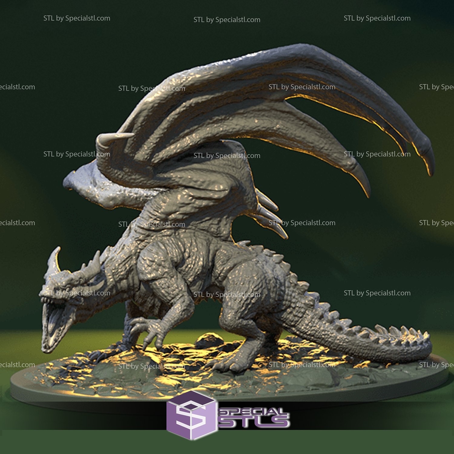 Mountain Dragon - STL files for 3D Printing