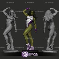 She Hulk Gym STL Files V2