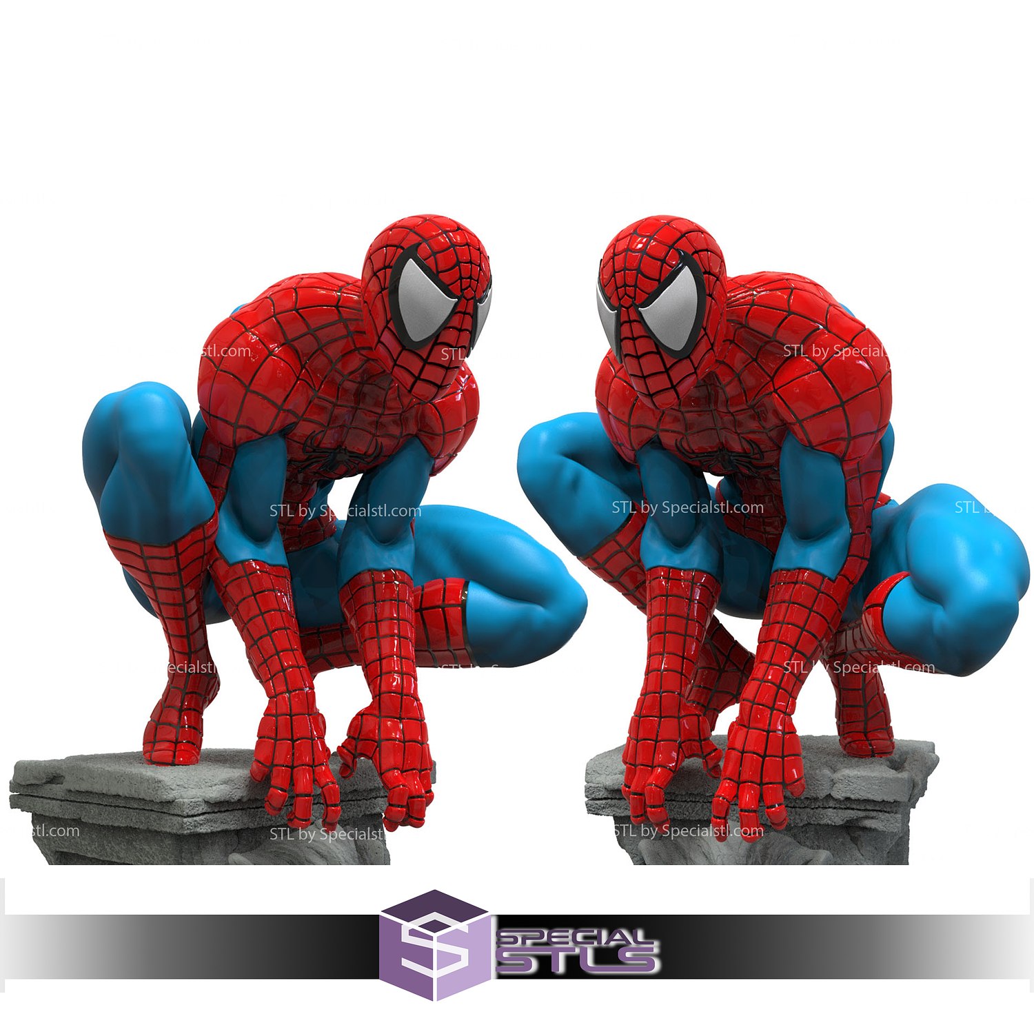 Spiderman Classic STL Files Suit Sitting | SpecialSTL