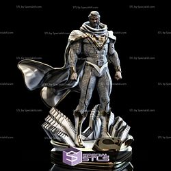 Superman 3D Model in Black and White Costume