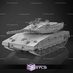 Tank Merkava MK 4 STL Files