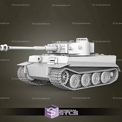 Tiger I Tank STL Files
