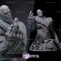Thanos Snap Bust 3D Model