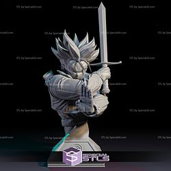 Trunks in Action Bust STL Files