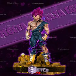 Vegeta Ultra Ego STL Files V2