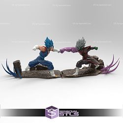 Vegeto vs Zamasu STL Files Dragonball