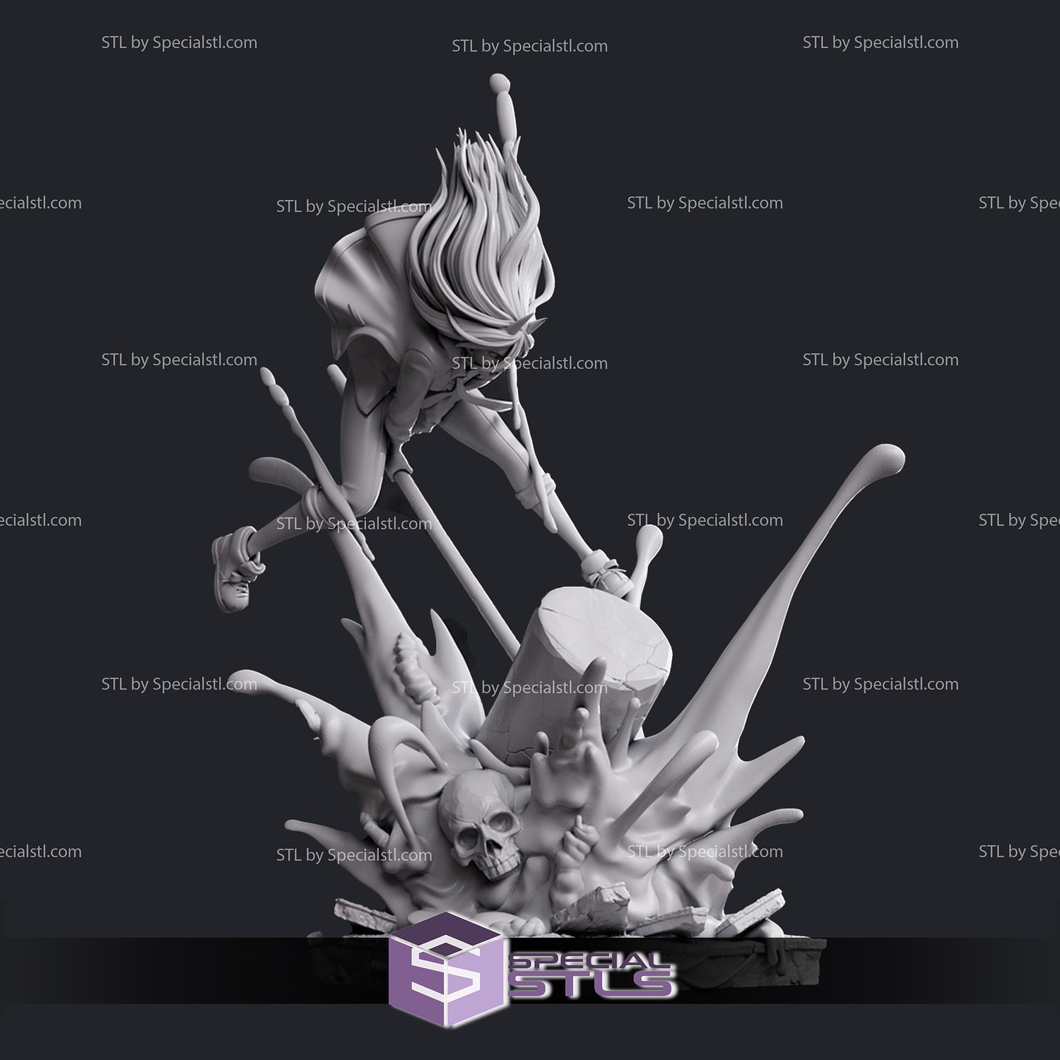 Power Angry STL Files from Chainsaw Man 3D Model