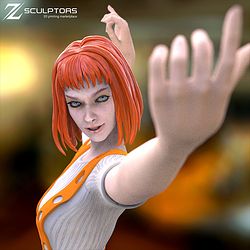 Leeloo in Action from The Fifth Element