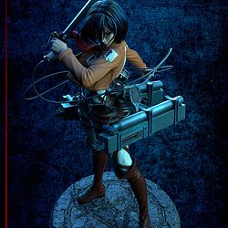 Mikasa Standing Pose from Attack on Titan