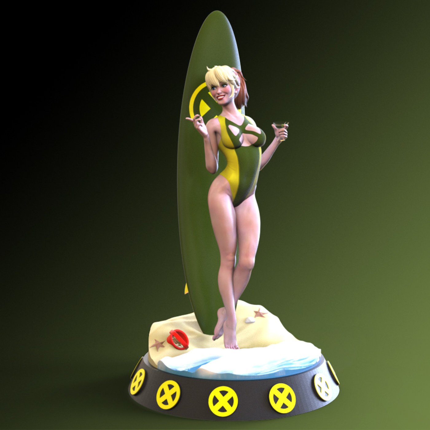 Rogue Surfing Outfit from X-Men