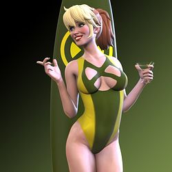 Rogue Surfing Outfit from X-Men