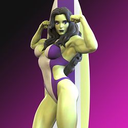 She Hulk Surfing Outfit from Marvel