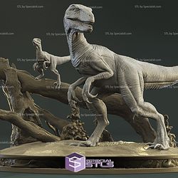 Blue and Baby Blue 3D Printable Jurassic World STL Files