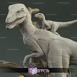 Blue and Baby Blue 3D Printable Jurassic World STL Files