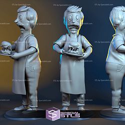 Bob Belcher STL Files from Bobs Burgers 3D Model