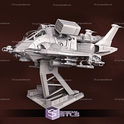 BSG Raptor 3D Printing Model Battlestar Galactica STL