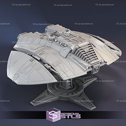 Cylon Raider TOS STL Files from Battlestar Galactica 3D Printable