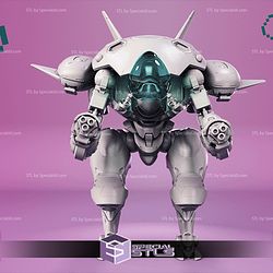 DVa Mech 3D Printable from Overwatch STL Files