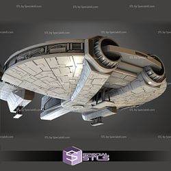Ebon Hawk 3D Printing Model from Starwars STL