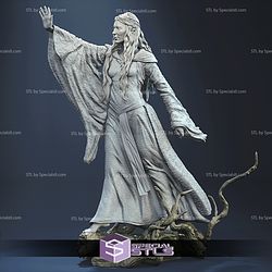Galadriel STL Files Standing from Lord of The Rings 3D Printable