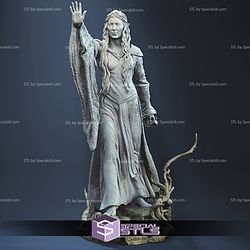 Galadriel STL Files Standing from Lord of The Rings 3D Printable