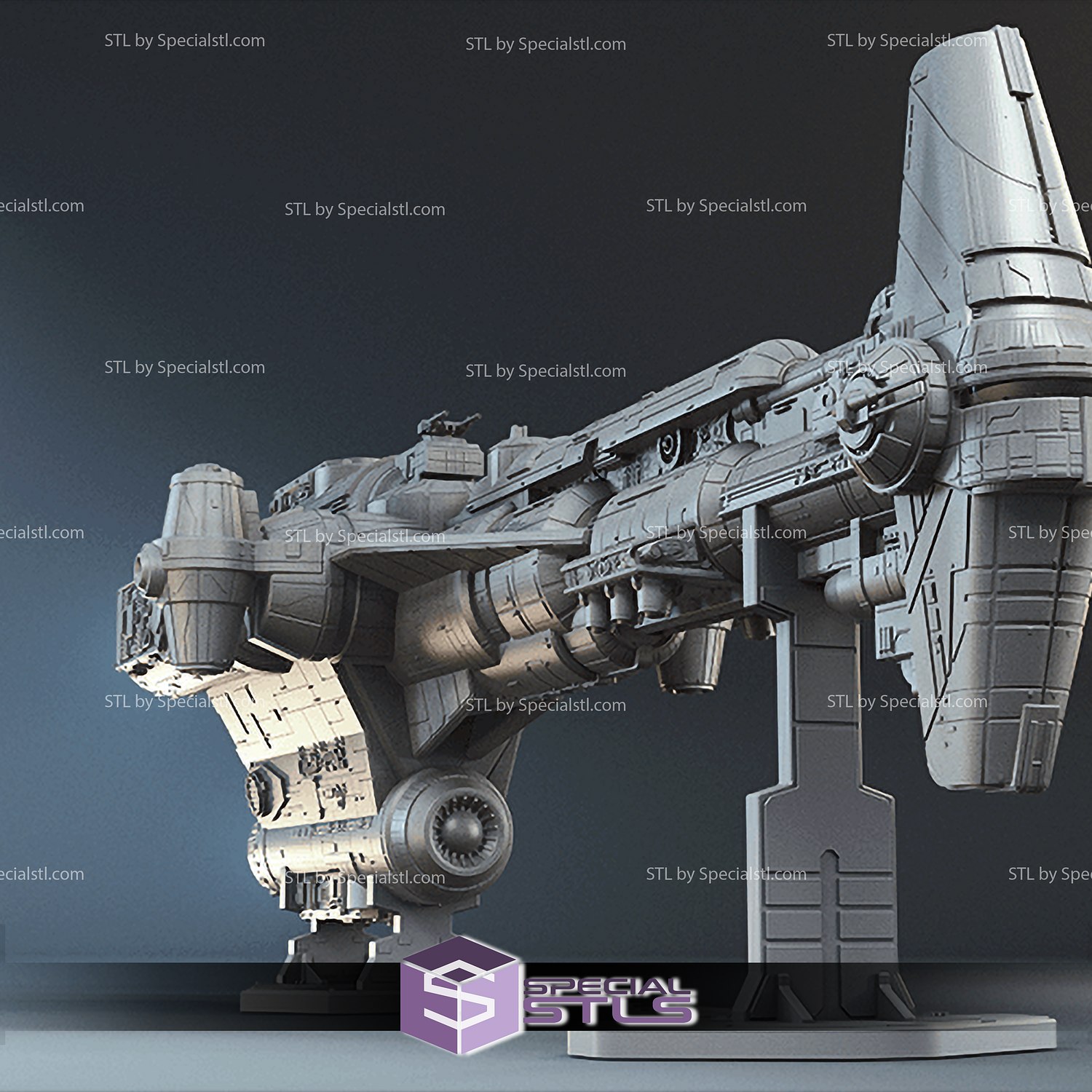Hammerhead Corvette STL Files from Starwars 3D Model