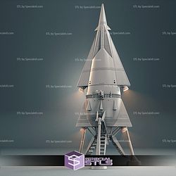 Icarus 3D Printable Space Ship from Planet of the Apes STL Files