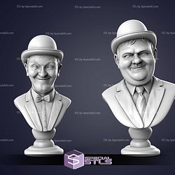Laurel and Hardy Busts STL Files