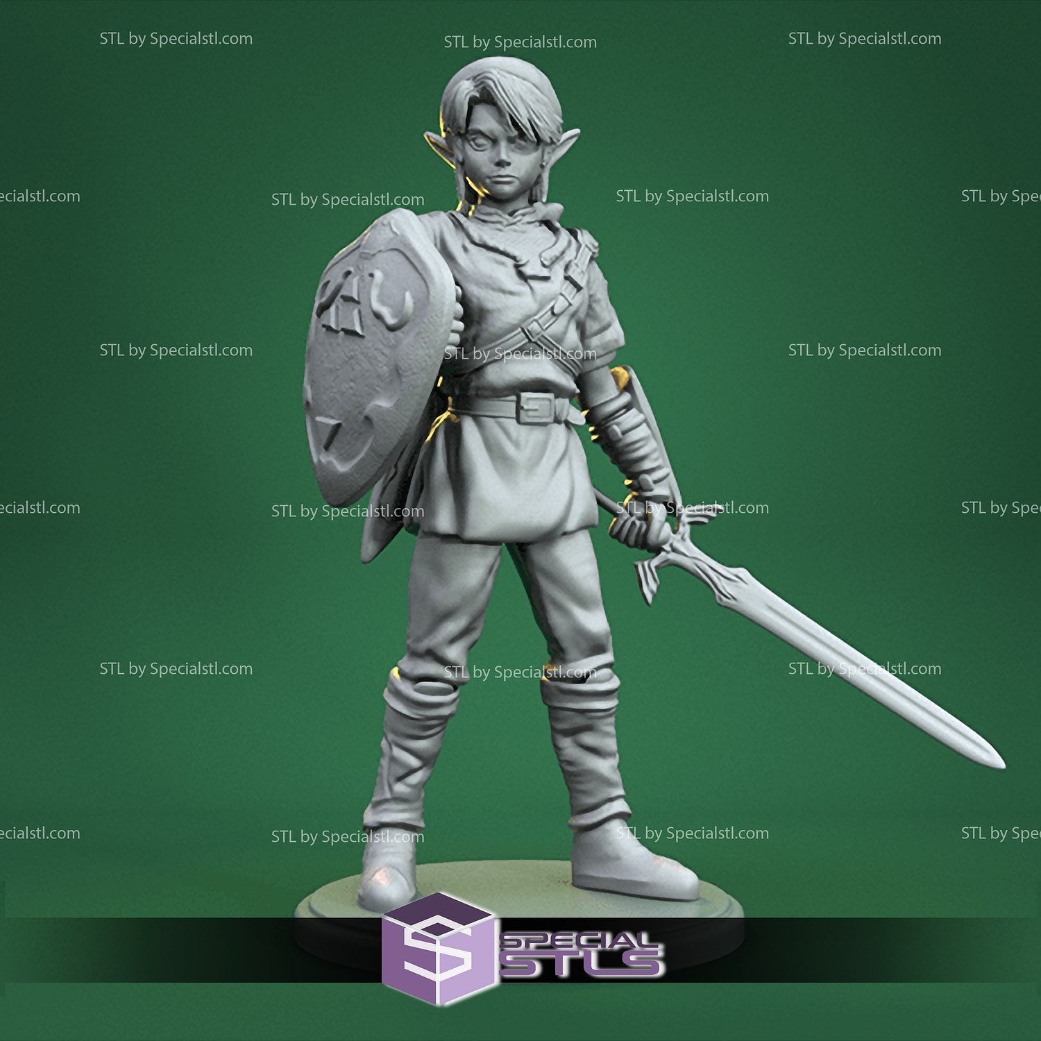 STL file The Legend of Zelda - Link 🔗・Model to download and 3D print・Cults