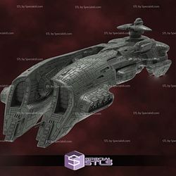 Megathron Battle Ship STL Files from Eve Online The Video Game