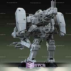 Moose Mech 3D Printable from Chappie The Movie STL Files