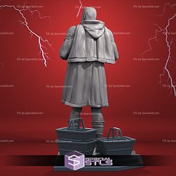 Shazam Billy Batson STL Files for Diorama from DC 3D Model